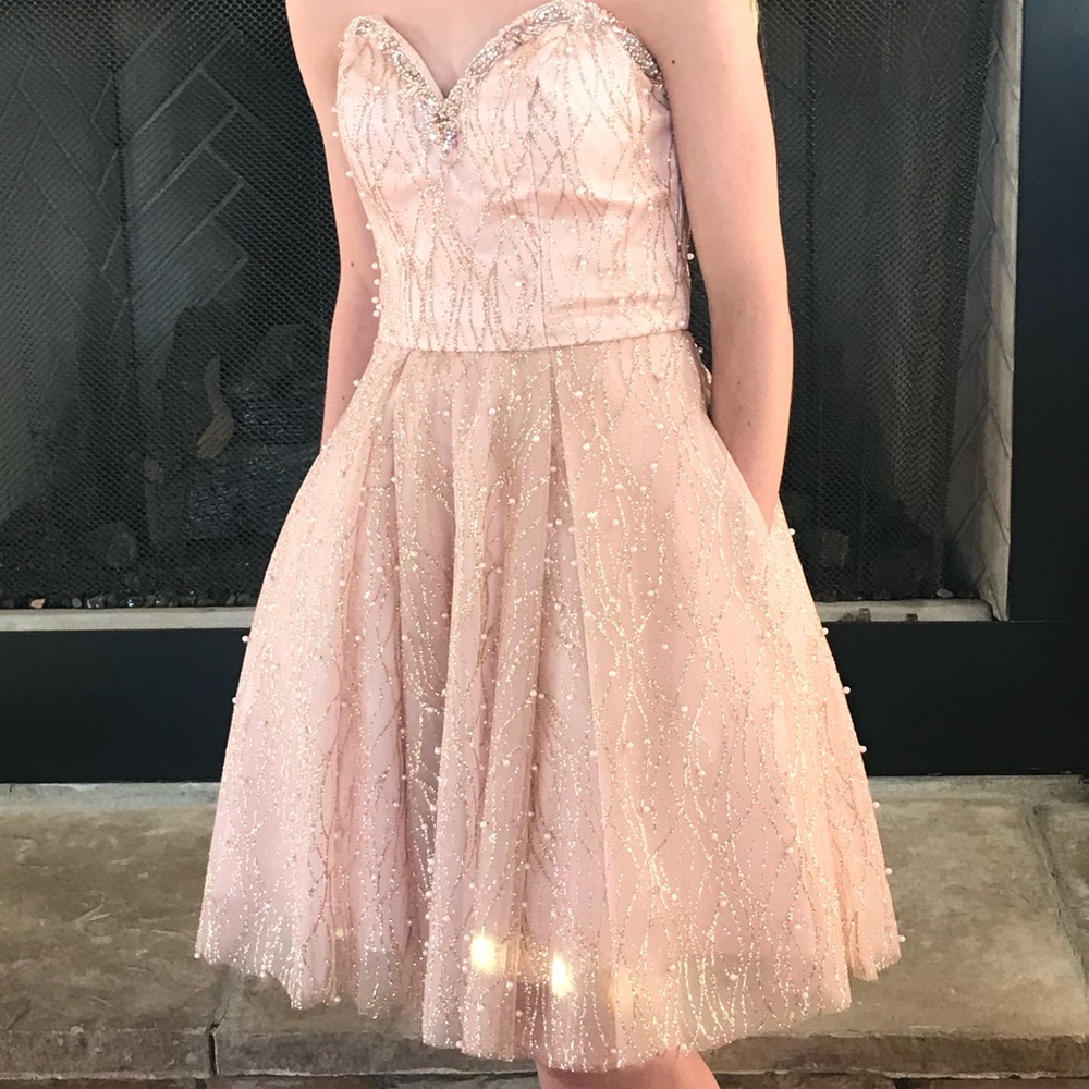 A MoriLee, beautiful dress.
